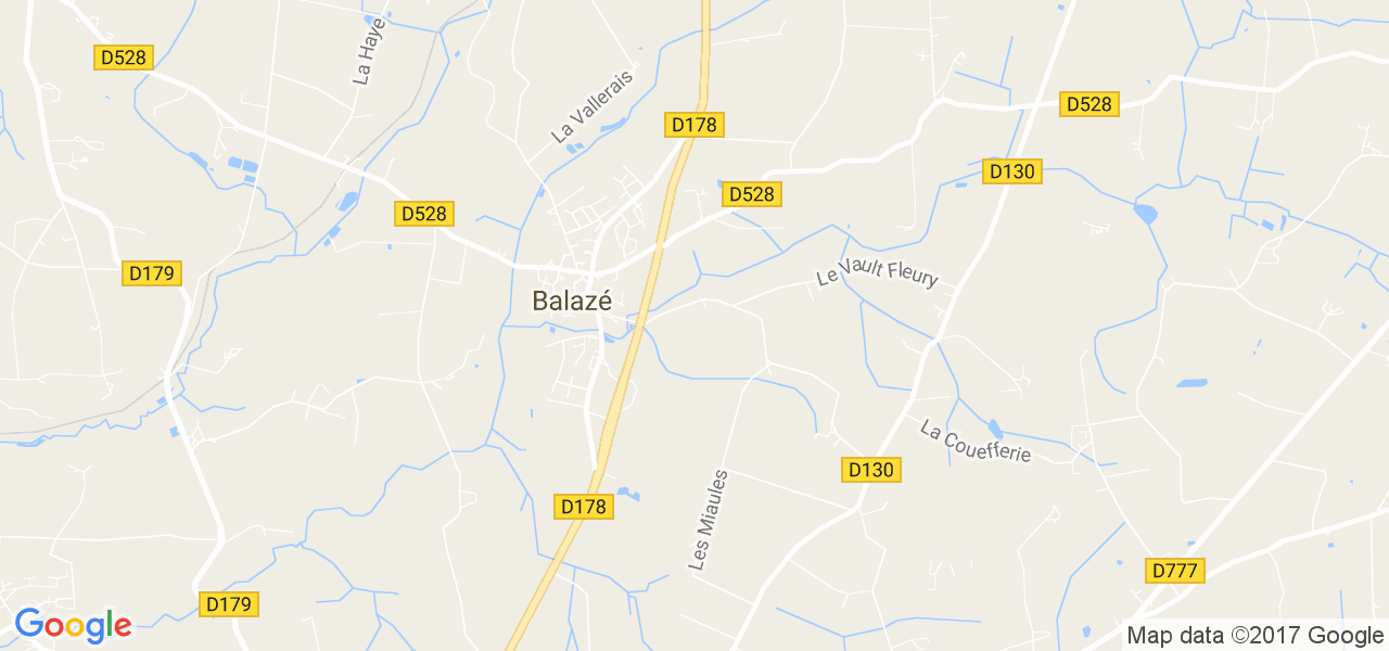 map de la ville de Balazé