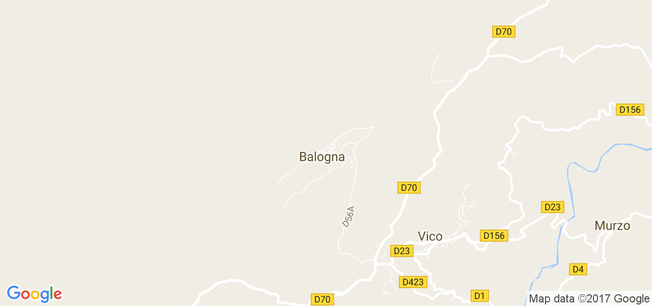 map de la ville de Balogna