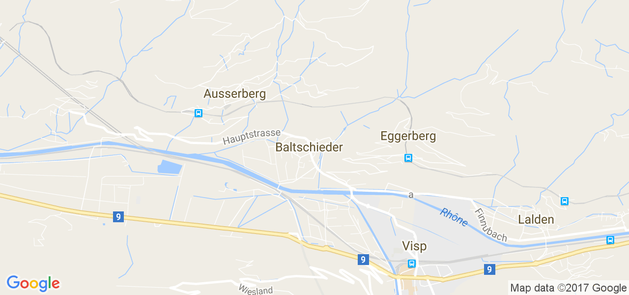 map de la ville de Baltschieder