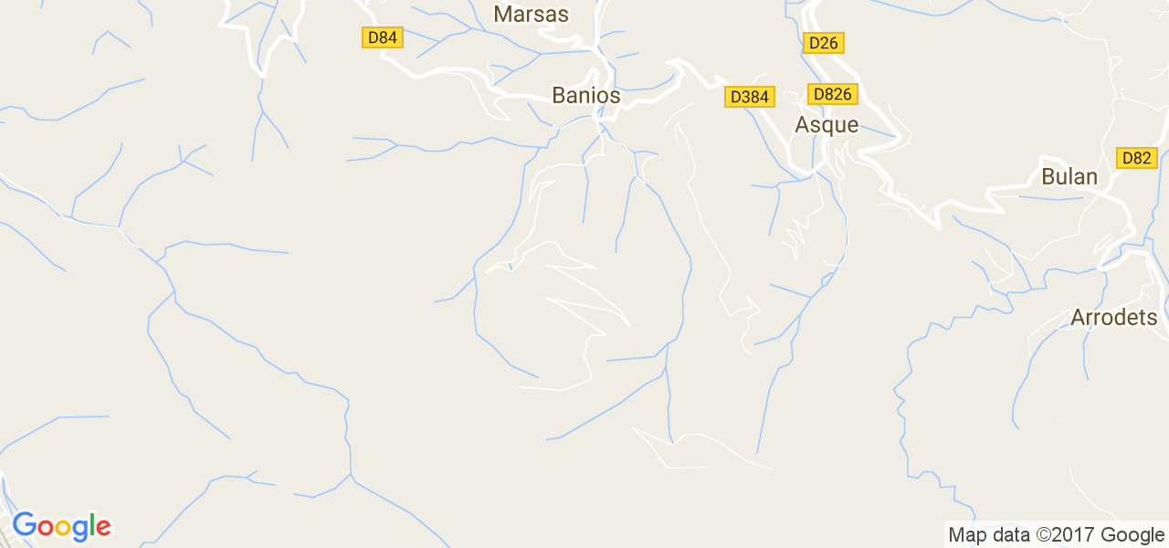 map de la ville de Banios