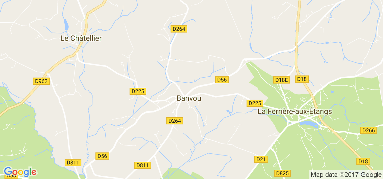 map de la ville de Banvou