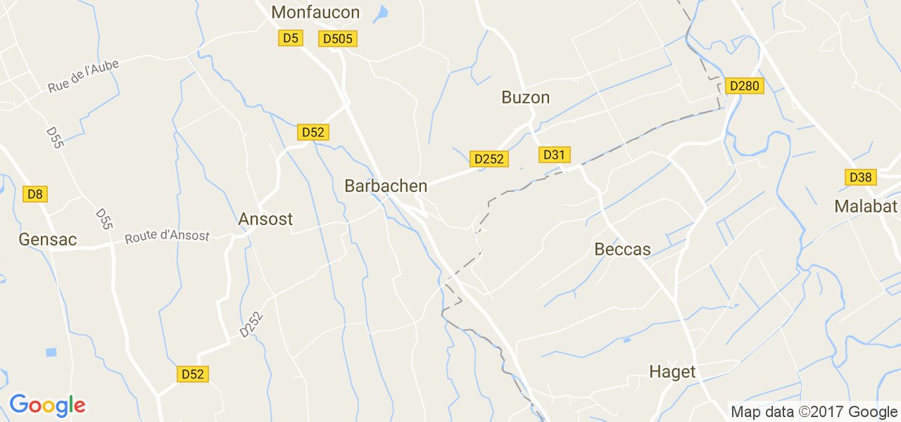 map de la ville de Barbachen