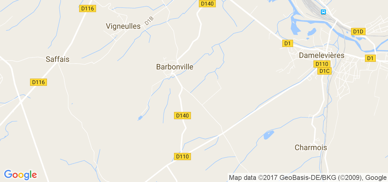 map de la ville de Barbonville