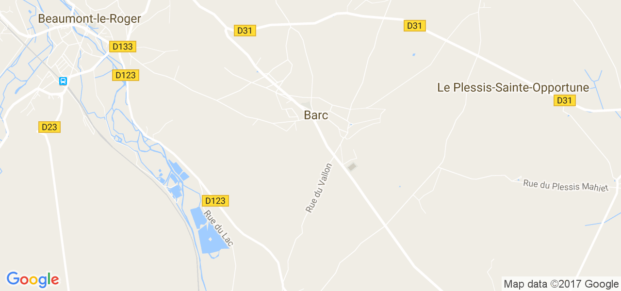 map de la ville de Barc