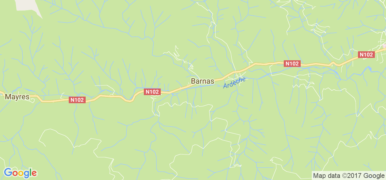 map de la ville de Barnas