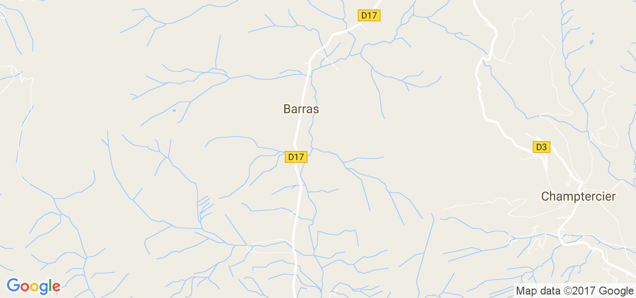 map de la ville de Barras