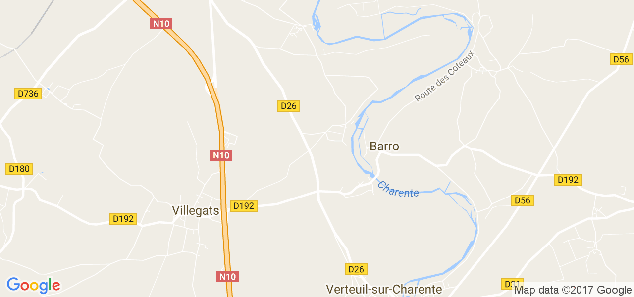 map de la ville de Barro