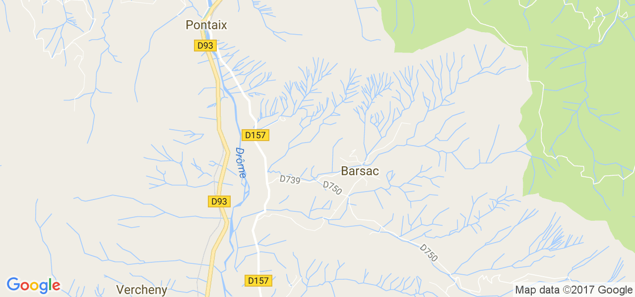 map de la ville de Barsac