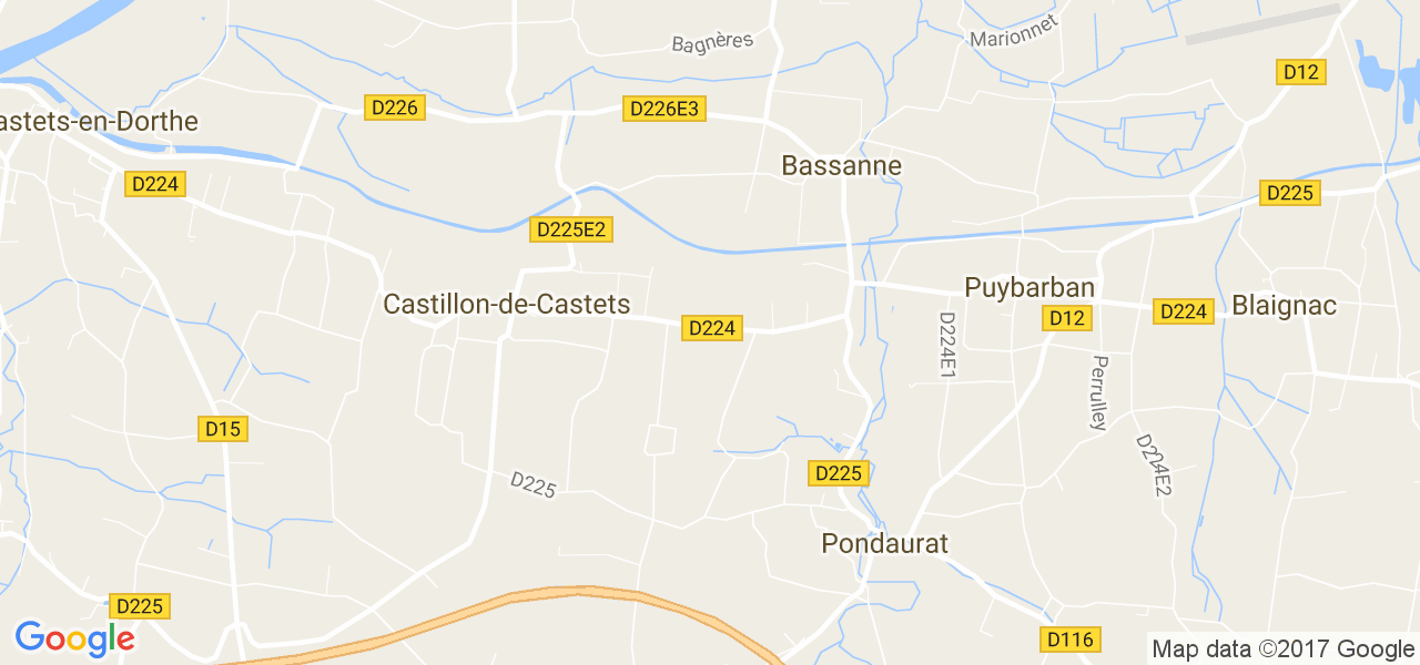 map de la ville de Bassanne