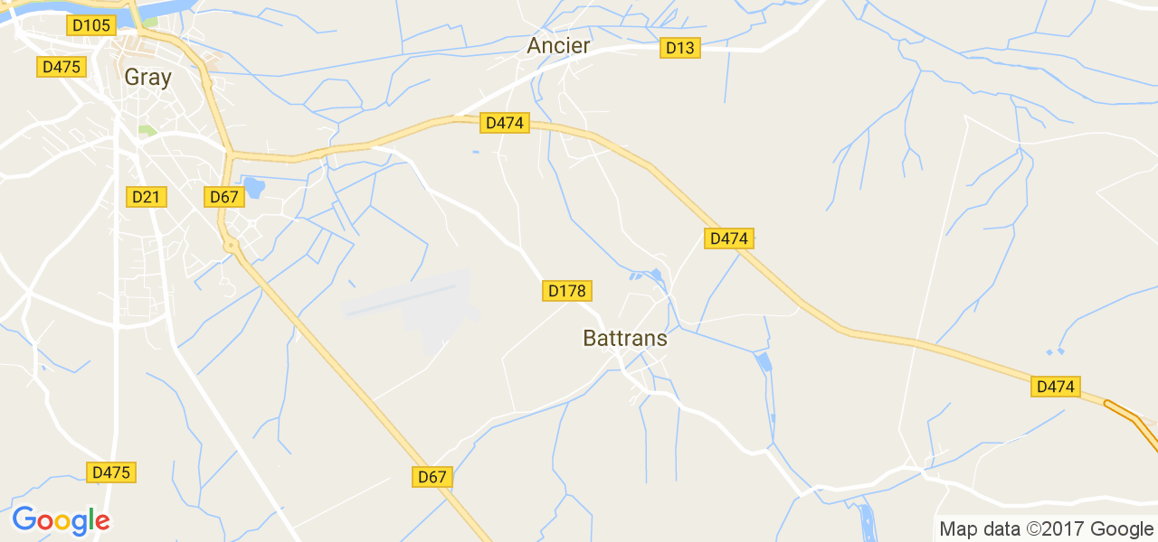 map de la ville de Battrans