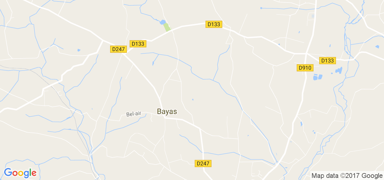 map de la ville de Bayas