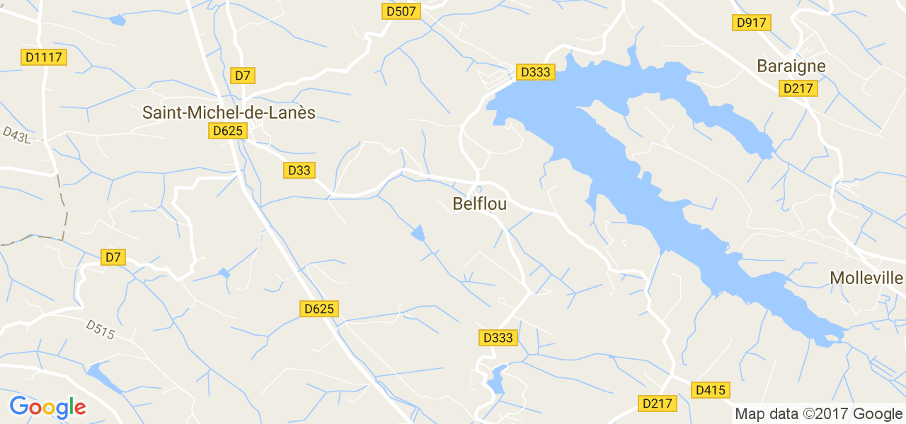 map de la ville de Belflou