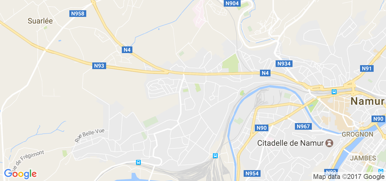 map de la ville de Belgrade