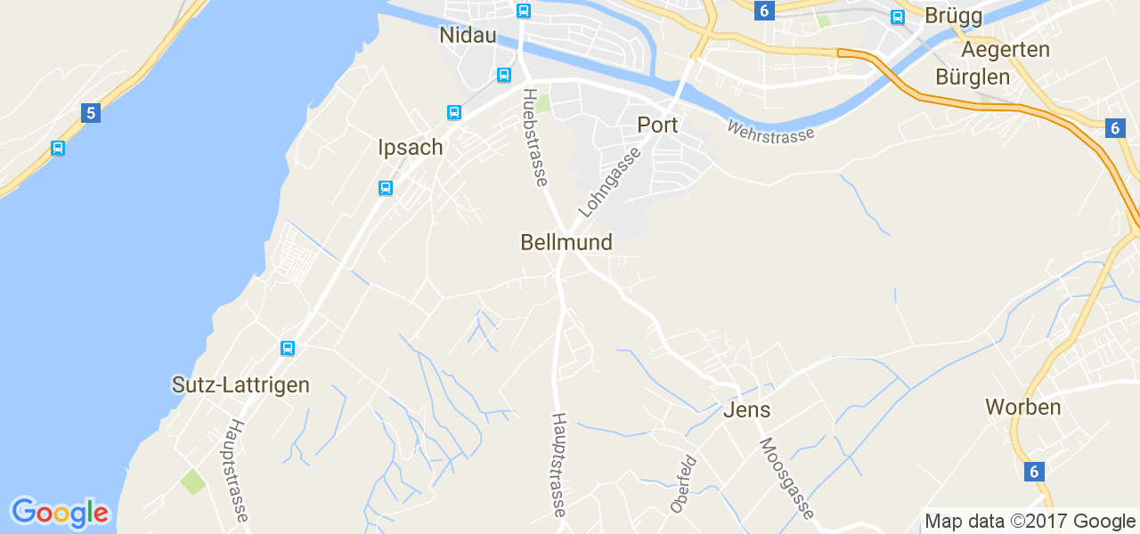 map de la ville de Bellmund