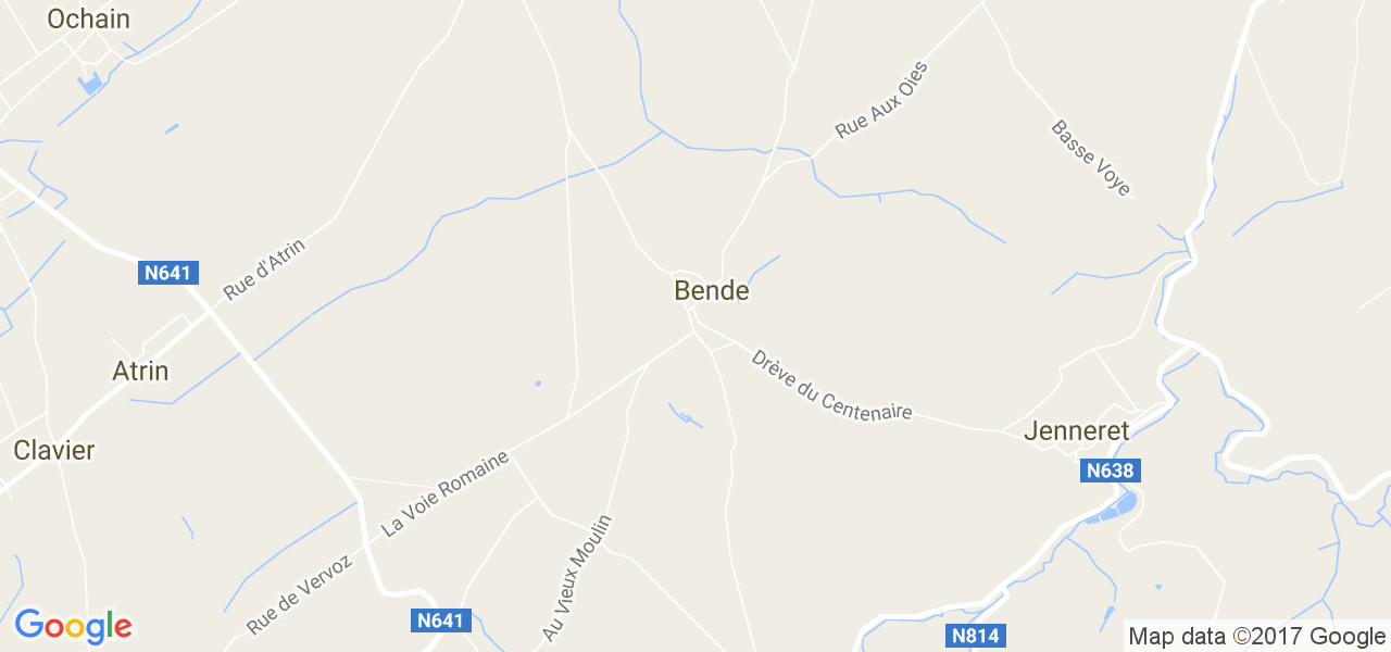 map de la ville de Bende