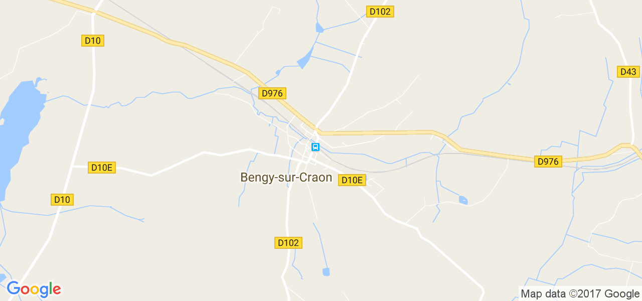 map de la ville de Bengy-sur-Craon