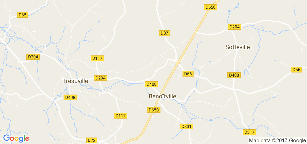 map de la ville de Benoîtville