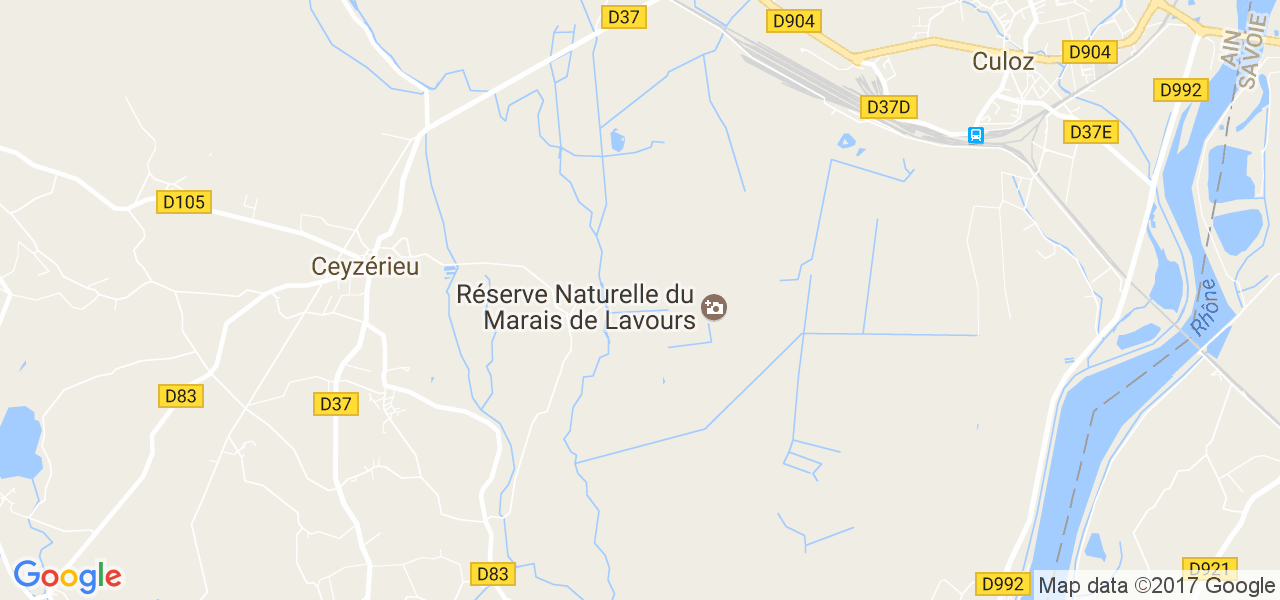 map de la ville de Béon