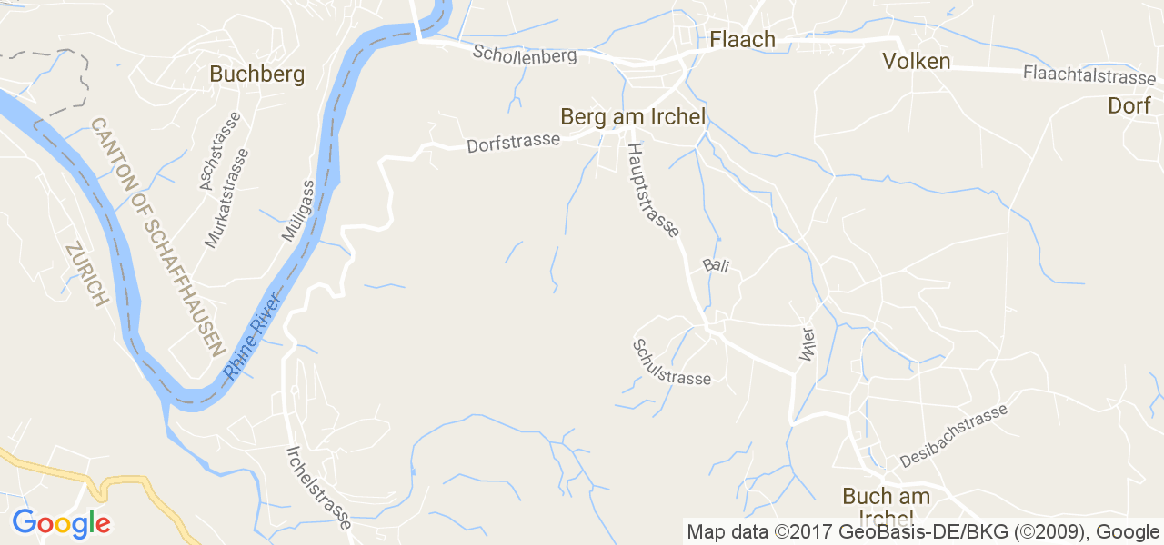 map de la ville de Berg am Irchel