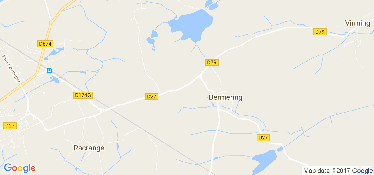 map de la ville de Bermering