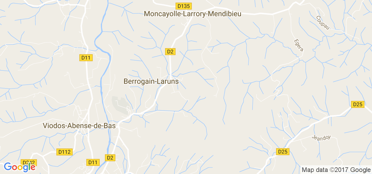 map de la ville de Berrogain-Laruns