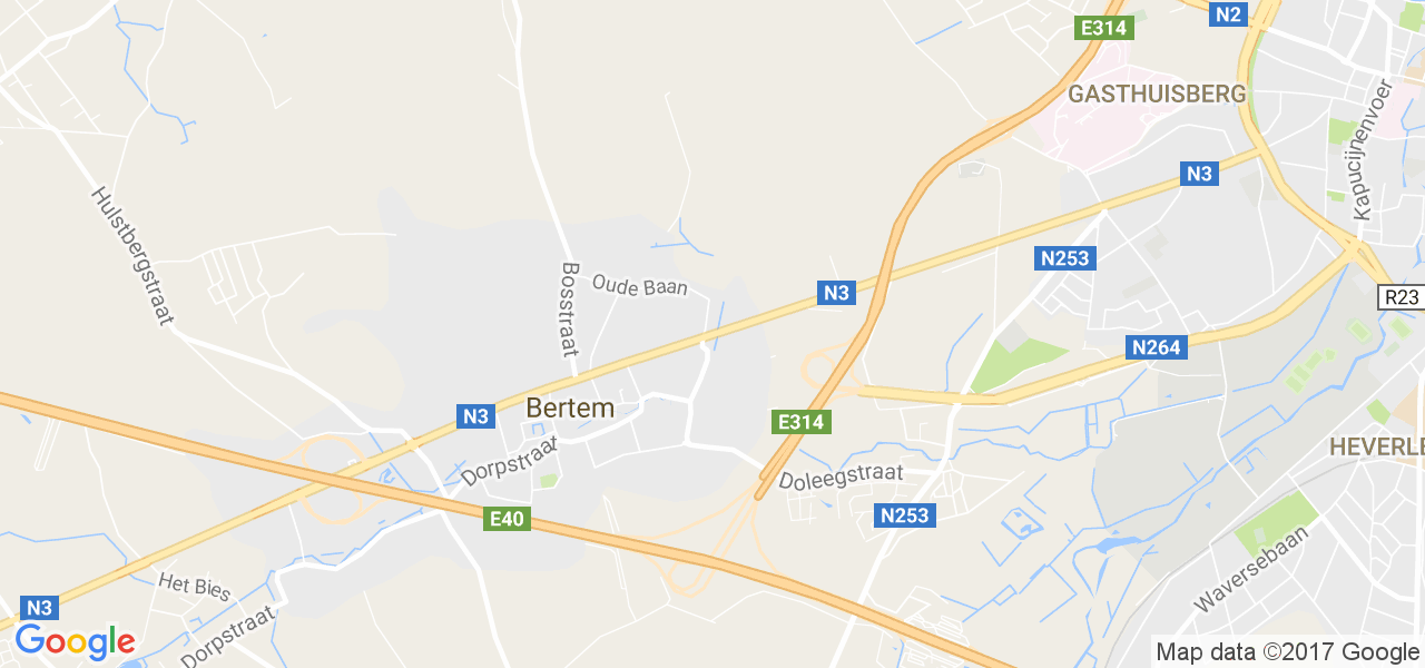 map de la ville de Bertem