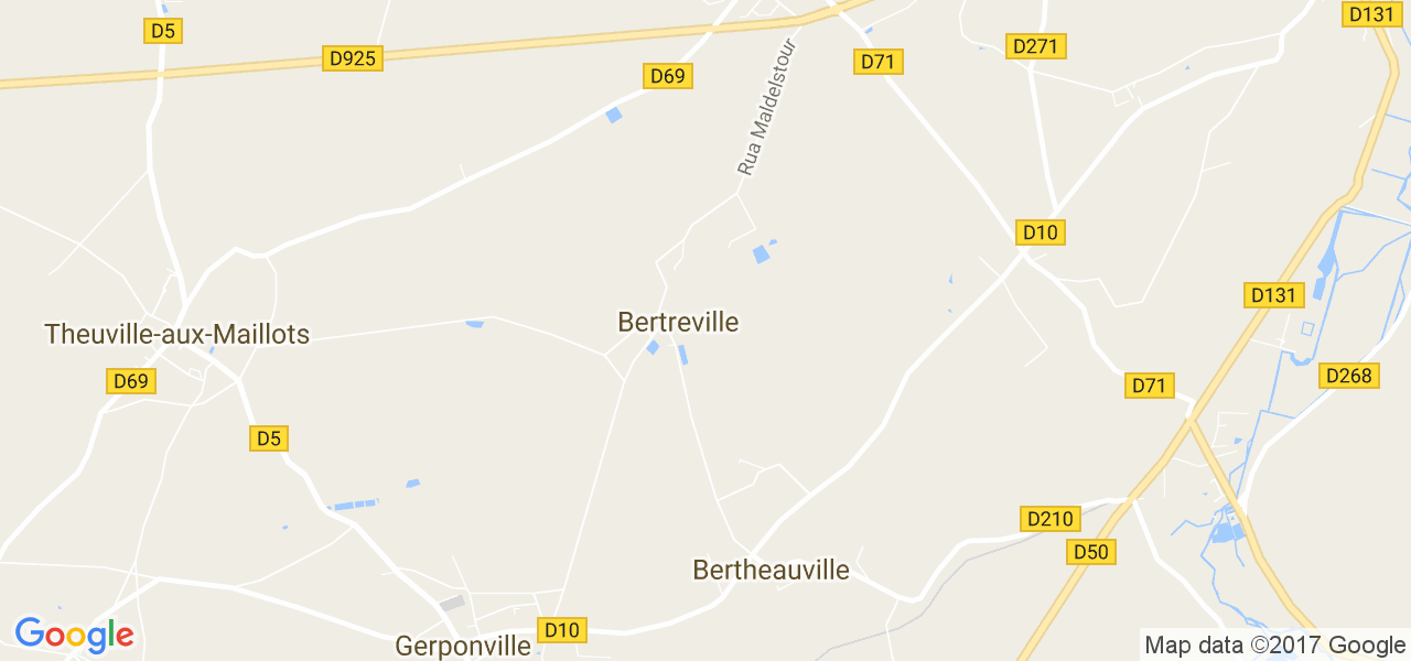 map de la ville de Bertreville