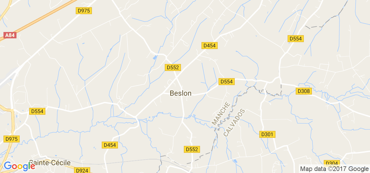 map de la ville de Beslon