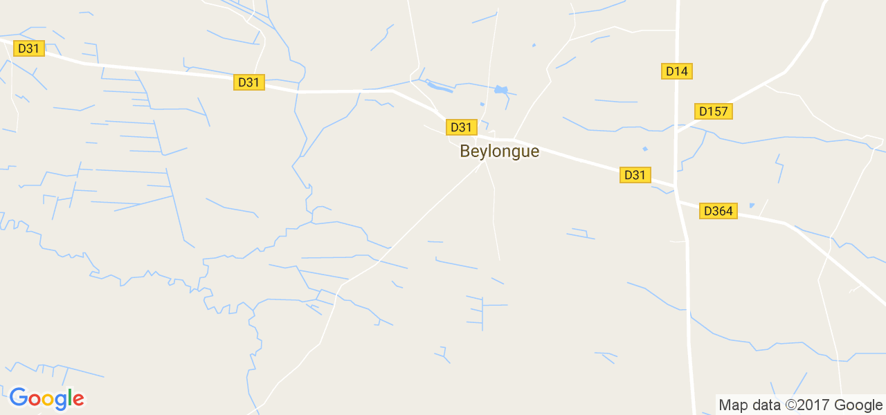 map de la ville de Beylongue