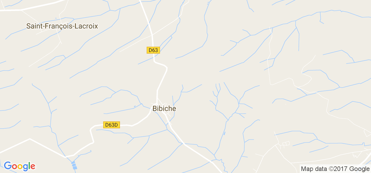 map de la ville de Bibiche