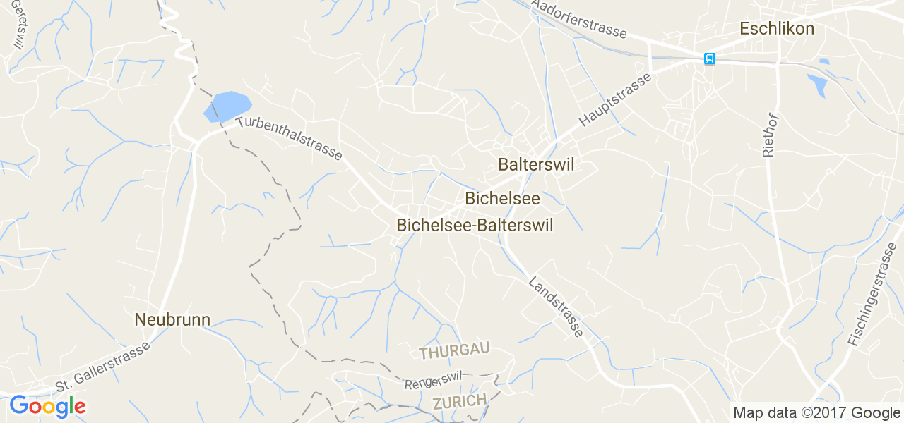 map de la ville de Bichelsee-Balterswil