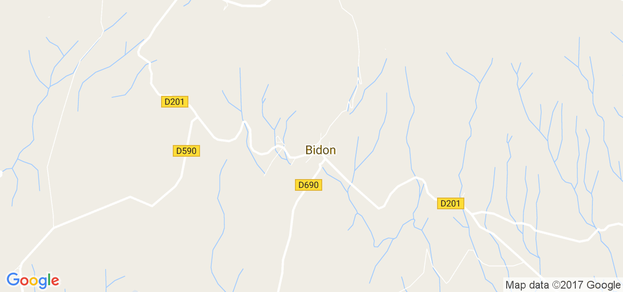 map de la ville de Bidon