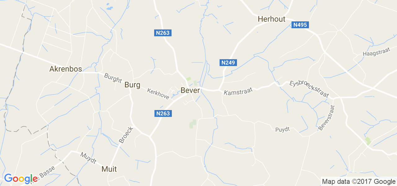 map de la ville de Biévène