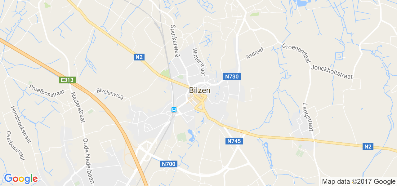 map de la ville de Bilzen