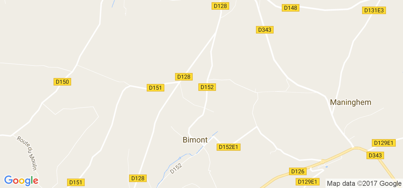 map de la ville de Bimont