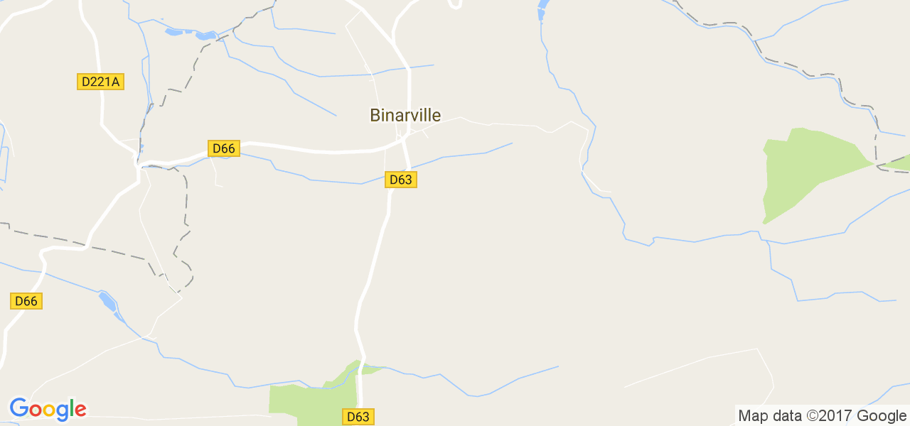 map de la ville de Binarville