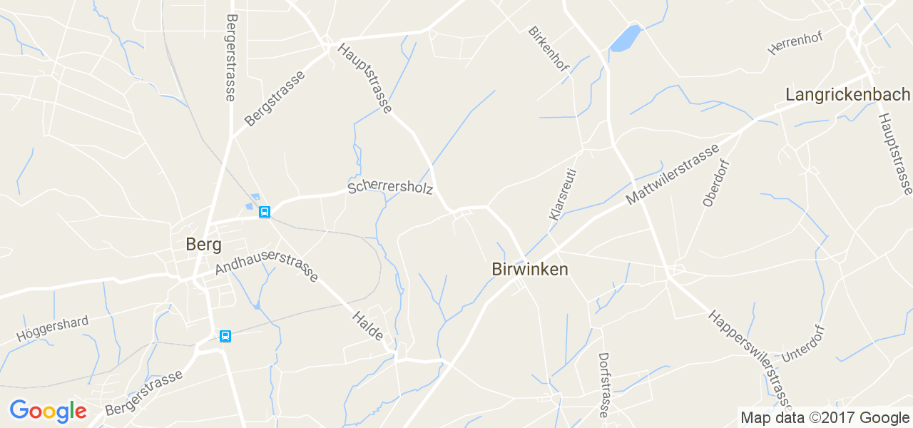 map de la ville de Birwinken