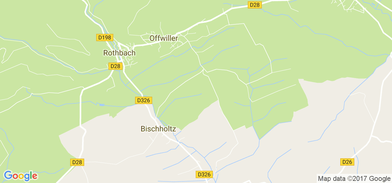 map de la ville de Bischholtz