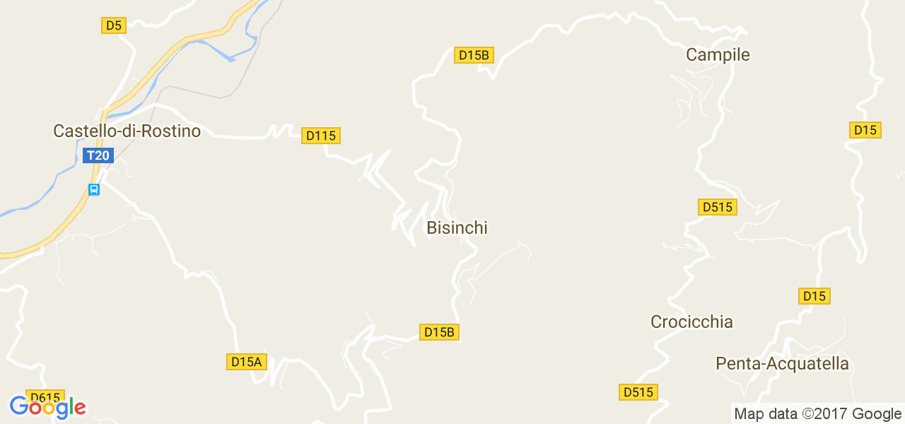 map de la ville de Bisinchi