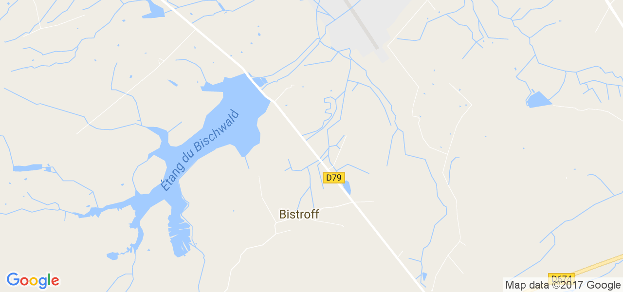 map de la ville de Bistroff