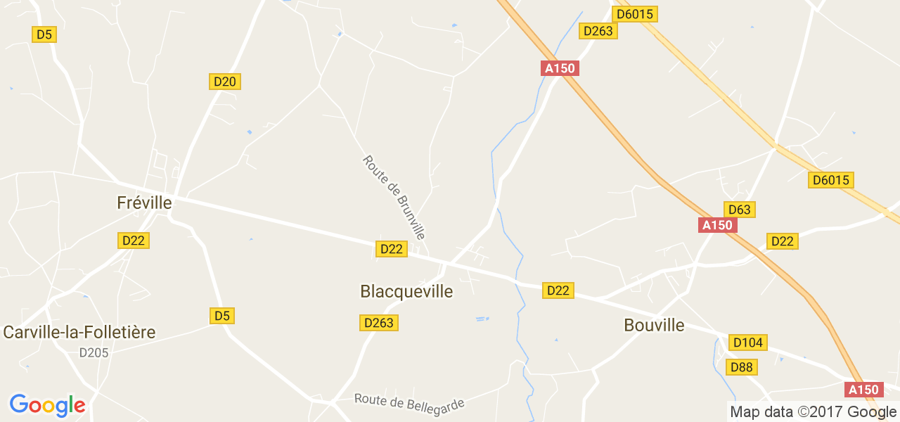 map de la ville de Blacqueville