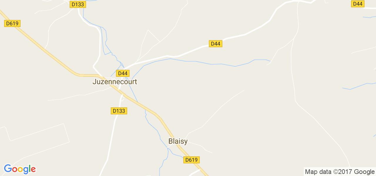 map de la ville de Blaisy