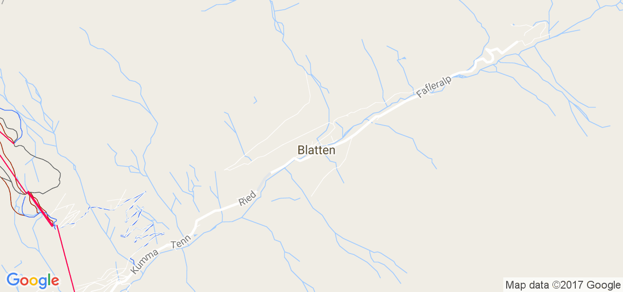 map de la ville de Blatten