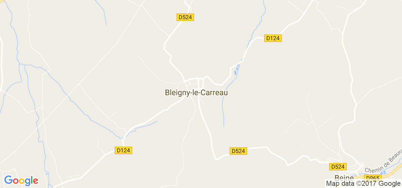 map de la ville de Bleigny-le-Carreau