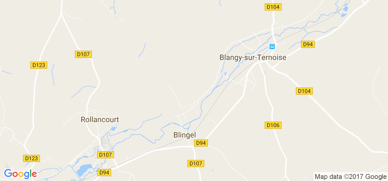 map de la ville de Blingel