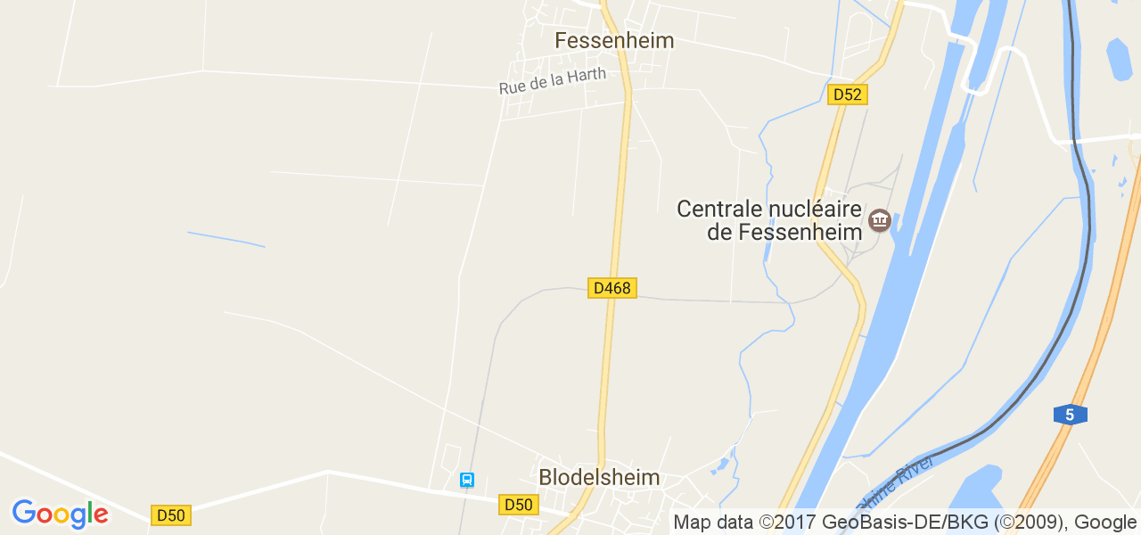 map de la ville de Blodelsheim