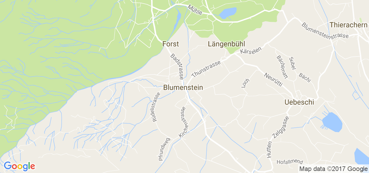 map de la ville de Blumenstein