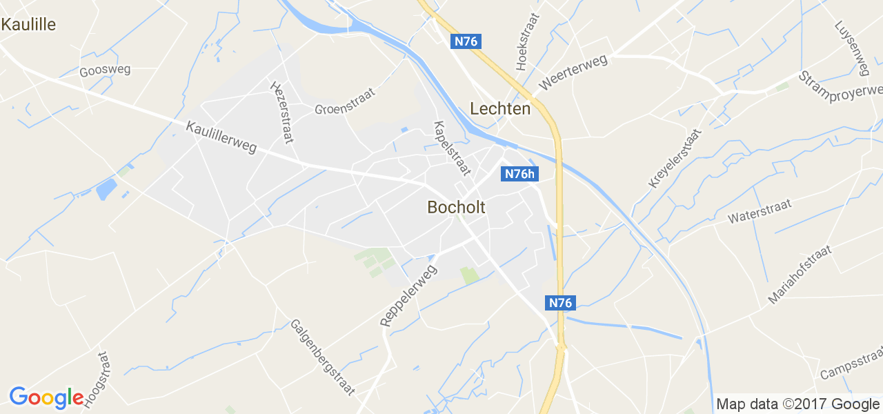 map de la ville de Bocholt