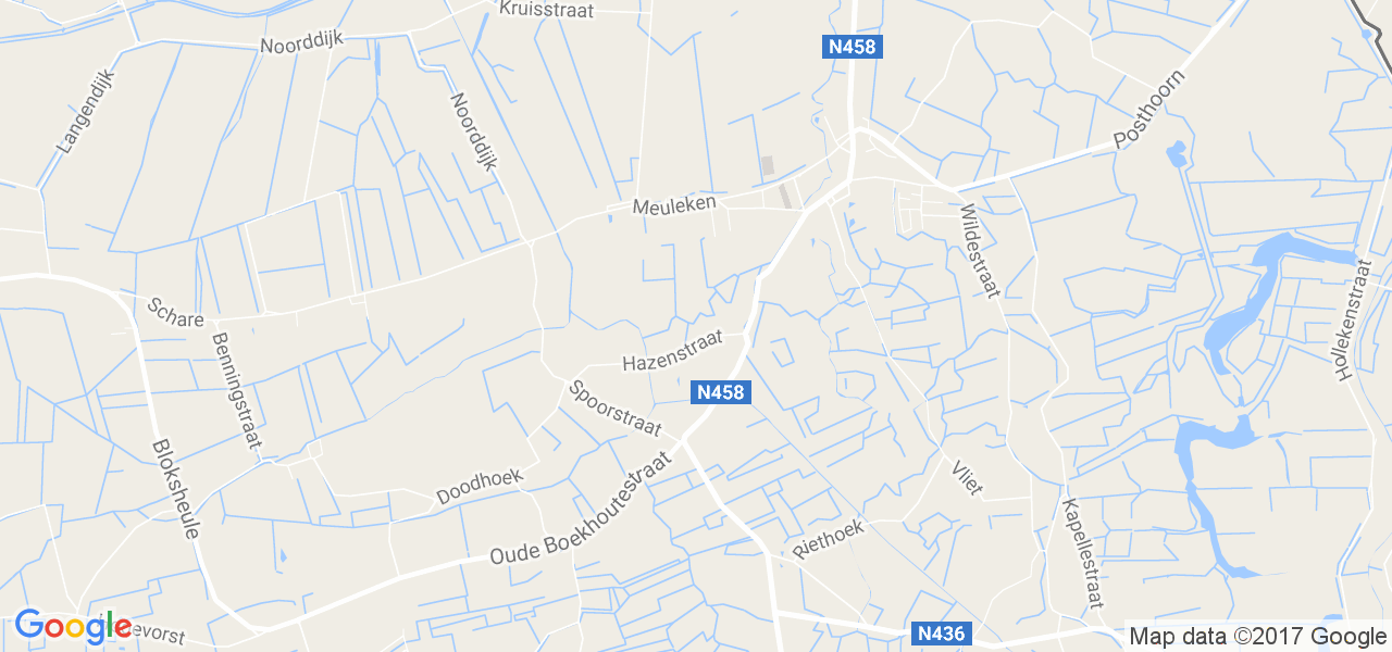 map de la ville de Boekhoute