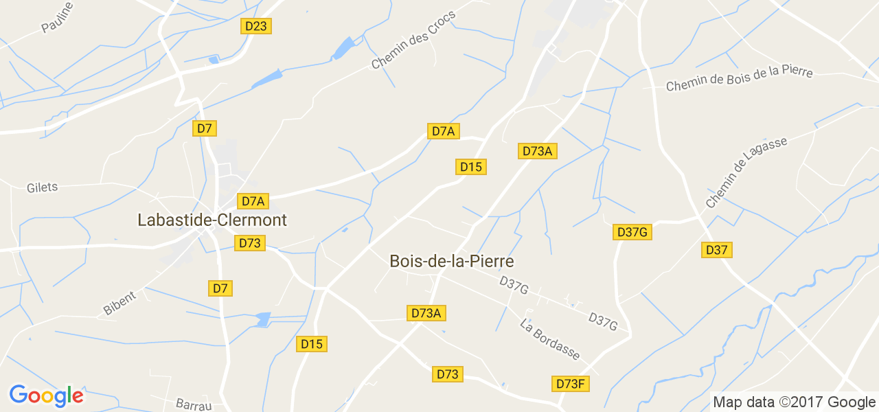 map de la ville de Bois-de-la-Pierre